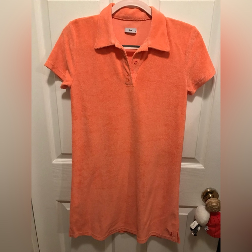 Tna Coral Terry Cloth Mini Dress